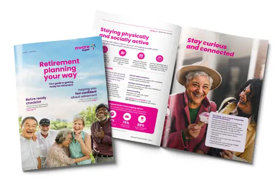 Aware Super retirement guide